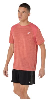 T-Shirt Running Asics Road Rose Homme