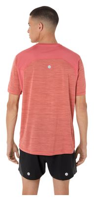 T-Shirt Running Asics Road Rose Homme