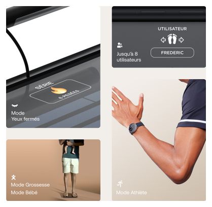 Balance connectée Withings Body Scan - Noire