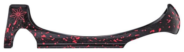Porte Bidon Supacaz TriFly Carbon Neon Rose avec Bidon Aéro
