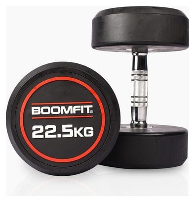 Haltères Ronds de musculation 22 5Kg (Paire) - BOOMFIT