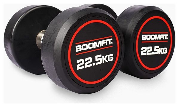 Haltères Ronds de musculation 22 5Kg (Paire) - BOOMFIT