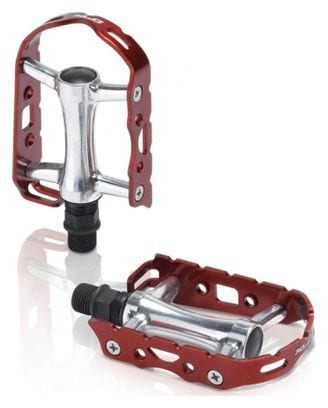 XLC Flat Pedals PD-M15 Silver Red