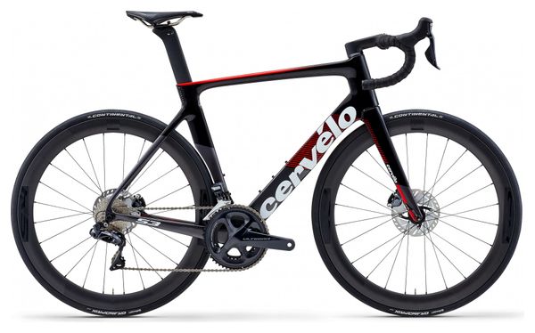 Vélo de Route Cervélo S3 Disc Shimano Ultegra Di2 R8050 11V 2020 Noir/Rouge