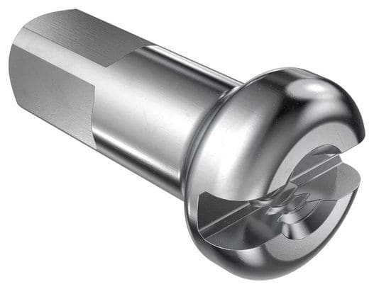 Dt Swiss Brass Pro Head Pro Lock Spoke Nipple 2.0 Thread Length 14mm Silver (x100)