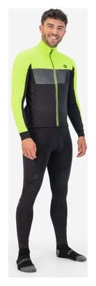 Veste Velo Hiver Rogelli Attq - Homme - Noir/Jaune