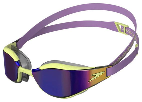 Speedo FS Hyper Elite Mirror Violet Blue Swim Goggles