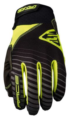 Five Race Long Gloves Fluorescent Yellow