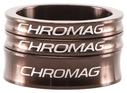 Distanziatori per sterzo Chromag 5/5/10 bronzo