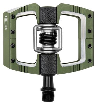 Crankbrothers Mallet DH Pedali Clipless Verde Scuro
