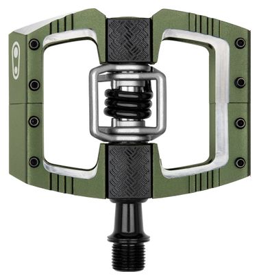 Paire de Pédales Automatiques Crankbrothers Mallet DH Vert Dark