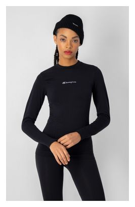 Women's Long Sleeve Baselayer Champion Seamless Black