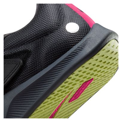 Nike Zoom Rival Jump Track Shoes Black Pink Yellow