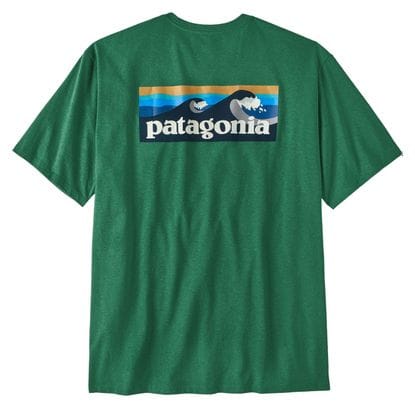 T-Shirt Patagonia Boardshort Logo Pocket Vert