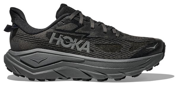 Hoka Challenger 8 Large zwarte trailschoenen voor dames