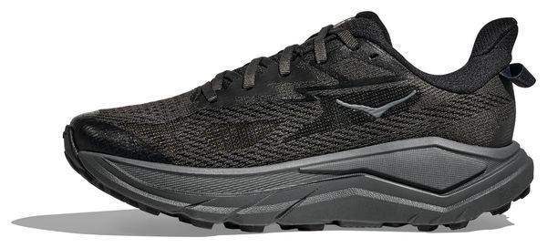Hoka Challenger 8 Large zwarte trailschoenen voor dames
