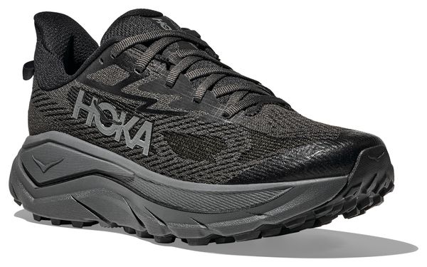 Hoka Challenger 8 Large zwarte trailschoenen voor dames