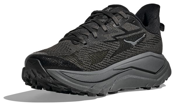 Hoka Challenger 8 Large zwarte trailschoenen voor dames