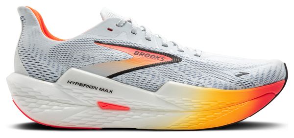 Chaussures Running Brooks Hyperion Max 2 Blanc/Orange Homme