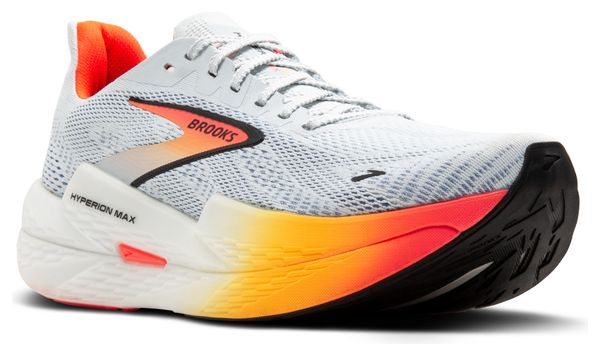 Chaussures Running Brooks Hyperion Max 2 Blanc/Orange Homme