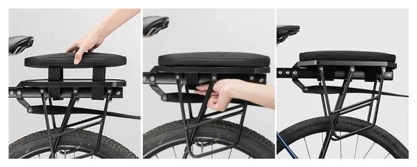 Sacoche vélo Rockbros pour porte-bagages 5 L - Noir
