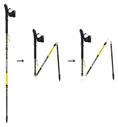 Bâton de Trail Pliables en carbone - PLATINIUM NEO PERF