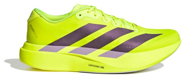 adidas Adizero Evo SL Running Shoes, Yellow/Purple, Men's | Alltricks.com
