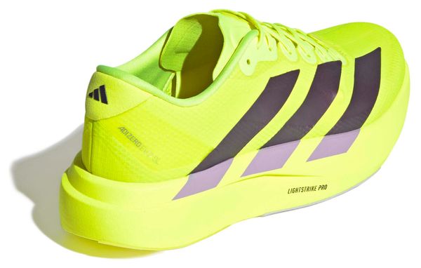 Chaussures Running adidas Adizero Evo SL Jaune/Violet Homme