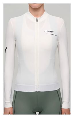 Maglia termica a maniche lunghe bianca da allenamento Maap da donna
