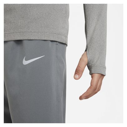 Langarmshirt mit 1/2 Reißverschluss Nike Sport Grey Boy