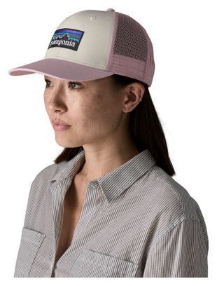 Casquette Patagonia P-6 Logo Trucker Rose