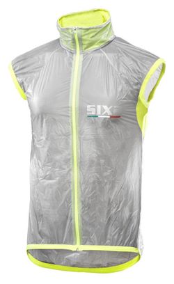 Sixs Ghost Windbreaker Vest Transparent / Yellow