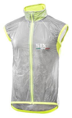 Gilet antivento Sixs Ghost trasparente / giallo