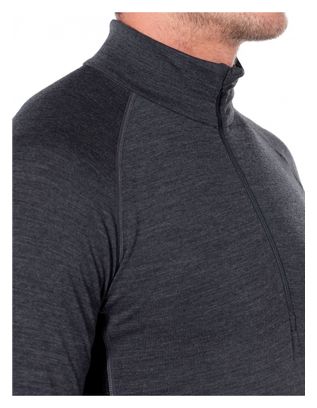 Langarmtrikot Icebreaker 200 Zone Half Zip Schwarz