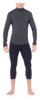Langarmtrikot Icebreaker 200 Zone Half Zip Schwarz