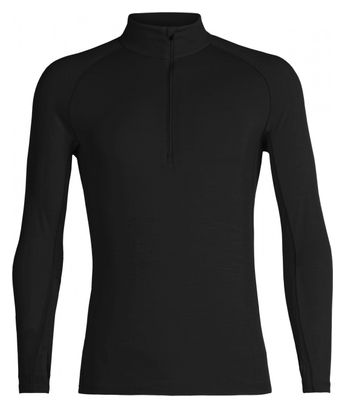 Langarmtrikot Icebreaker 200 Zone Half Zip Schwarz