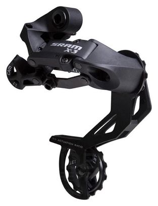 Achterderailleur Sram X3 7/8/9s Zwart