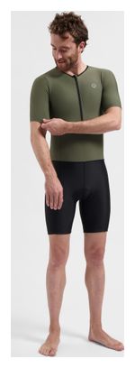 Combinaison Trifonction Unisexe Manches Courtes Rogelli Florida Noir/Vert
