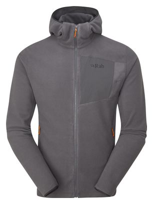 Rab Tecton Hoody Fleece Jacket Grey XL