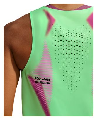 Débardeur Crop Nike AeroSwift Vert Femme