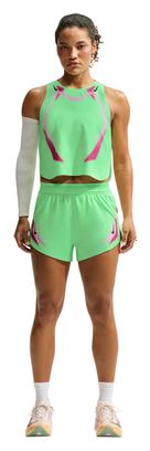 Débardeur Crop Nike AeroSwift Vert Femme
