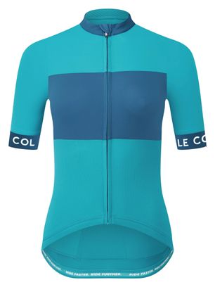 Women's Short Sleeve Jersey Le Col Sport Blue