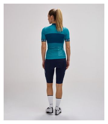 Maglia a manica corta Le Col Sport Donna Blu