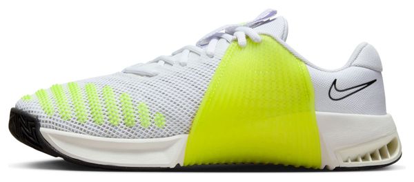 Zapatillas de entrenamiento Nike Metcon 9 Blanco/Amarillo, Mujer