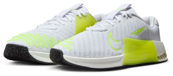 Chaussures Training Nike Metcon 9 Blanc/Jaune Femme