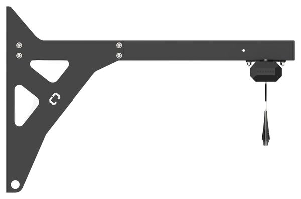 Sistema di stoccaggio a parete per biciclette Stashed SpaceRail per 8 biciclette
