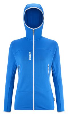 Blauw Millet Fusion Grid damesfleece