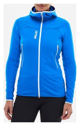 Forro polar Millet Fusion <strong>Grid</strong> azul para mujer