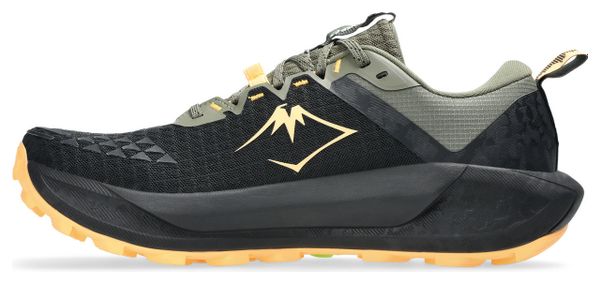 Asics Gel-Trabuco 13 Trail-Schuhe Schwarz/Khaki/Orange Herren