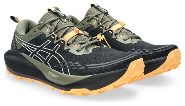 Asics Gel-Trabuco 13 Trail-Schuhe Schwarz/Khaki/Orange Herren